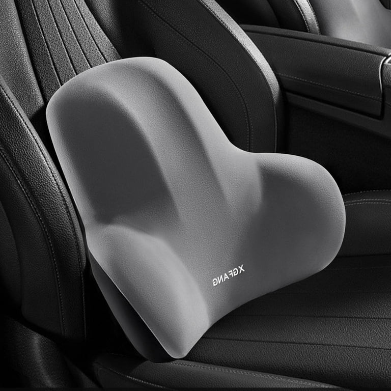 Lumbar Support Pillow for Car Memory Foam car Lumbar Support Pillow for Driving Fatigue Back Pain Relief Back Cushion for Car Seat Home Office Chair