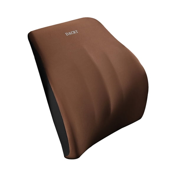 Lumbar Support Pillow for Car with Breathable Velvet Fabric and Ergonomic Contour Design 17.71 in x 16.92 in x 3.93 in