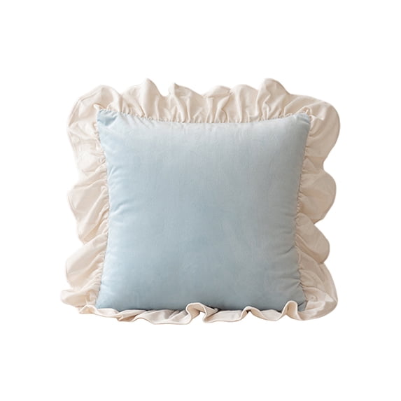 Lumbar Support Throw Pillow for Bedside Sofa and Floor Cushion, Decorative Accent with Soft Filling and Invisible Zipper, Comfortable Back Support Home Decor