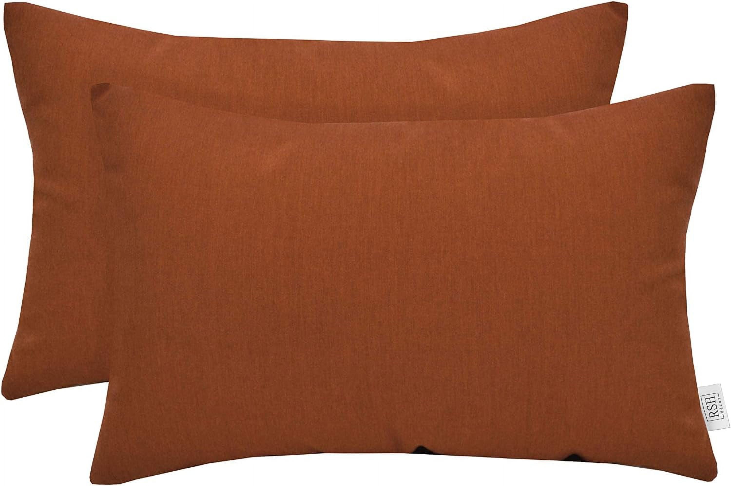 Lumbar Throw Pillows Set of 2 20” x 12" Sunbrella Performance
