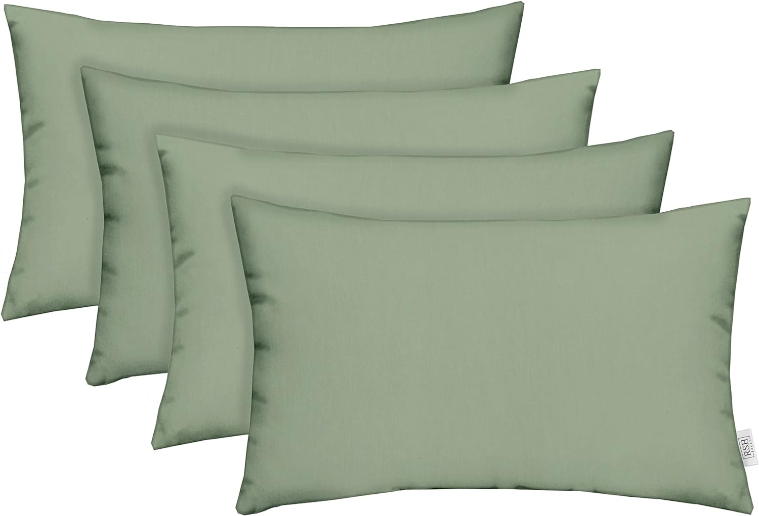 Lumbar Throw Pillows Set of 4 20” x 12" Sunbrella Performance