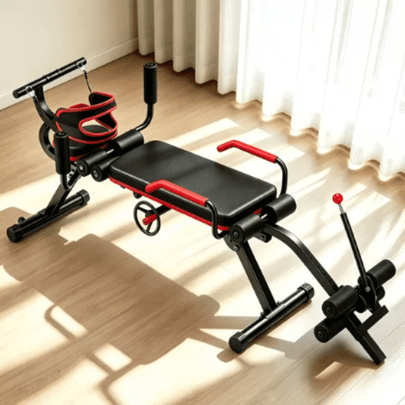 Lumbar Traction Bed, 7.34ft Back Stretcher for Lower Back and Neck Decompression, Portable Inversion Tables Traction Device, Stretch Machine Full Body