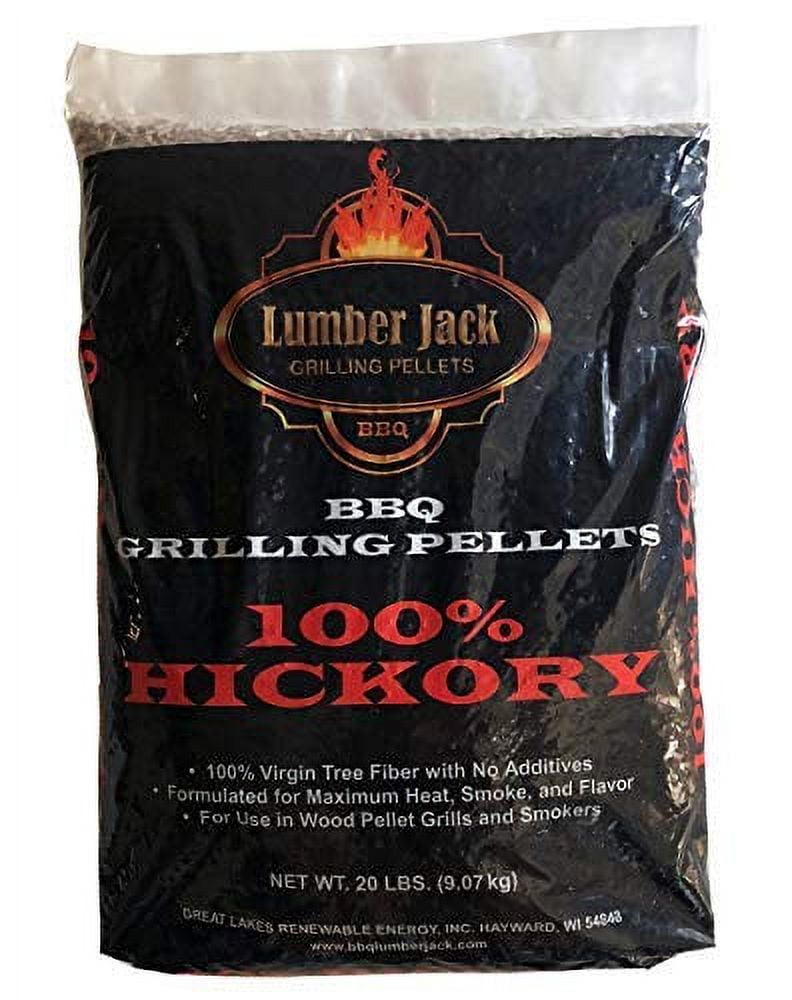 Lumber Jack 100 Hickory BBQ Grilling Pellets 20 lbs.