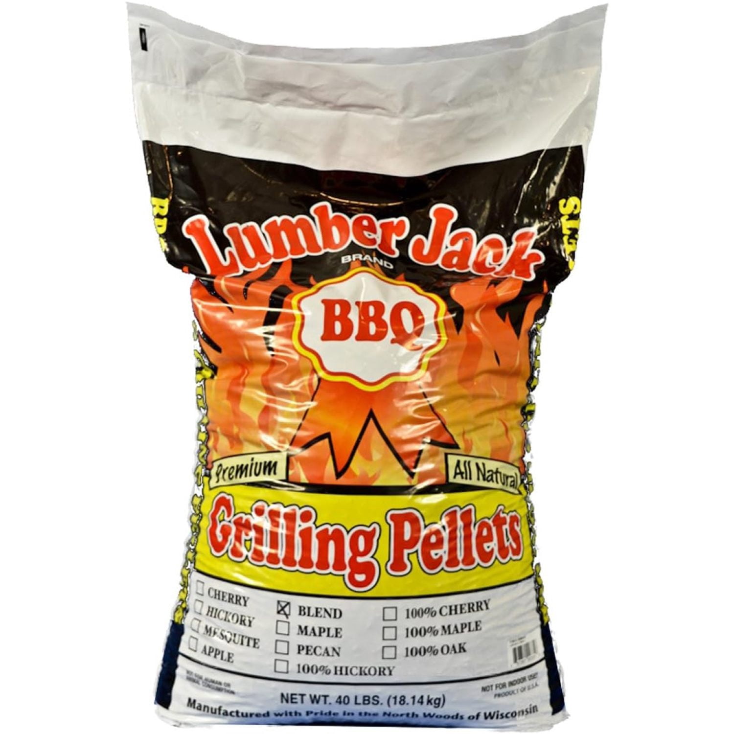 Lumber Jack 5086 40Pound BBQ Grilling Wood Pellets, Maple, Hickory