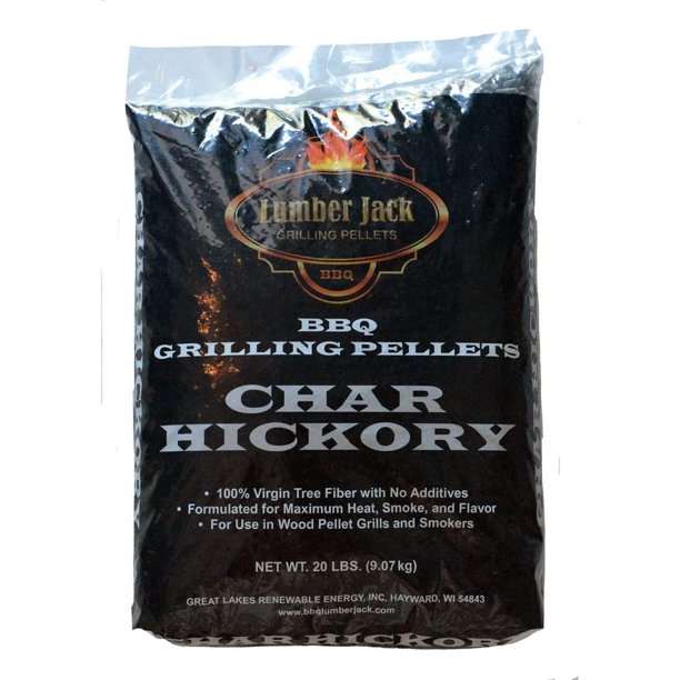 Lumber Jack Char Hickory BBQ Grilling Pellets 20 lbs.