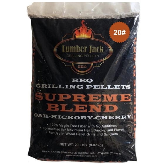 Lumber Jack Maple-Hickory-Cherry Barbecue Grill Wood Pellets