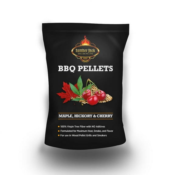 Lumber Jack Maple-Hickory-Cherry - Competition Blend BBQ Grilling Pellets - 40 Pounds total