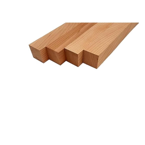 Lumber Square Turning Blanks 1.5" x 1.5" (4 Pieces) (1.5" x 1.5" x ")