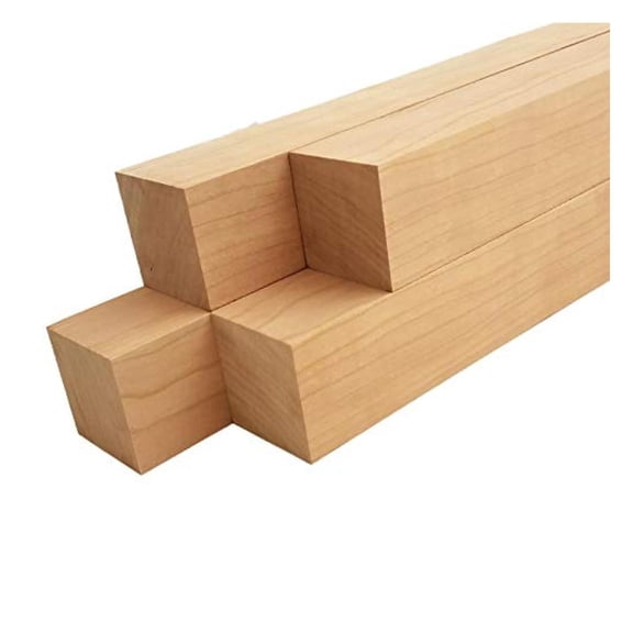 Lumber Square Turning Blanks (4 Pieces) (2" x 2" x 8")