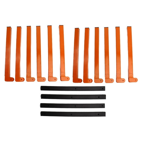 Lumber Storage Rack, Fine Workmanship 4Pcs Wall Mount Wood Organizer Steel Space Saving For Skiing Equipment For House