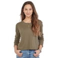 thumbnail image 1 of LumberUnion Women's Long-Sleeve 100% Cotton Premium Henley, 1 of 7