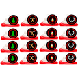 thumbnail image 1 of Lumberjack Buffalo Plaid Easy Toppers Cupcake Decoration Rings -24pk, 1 of 1