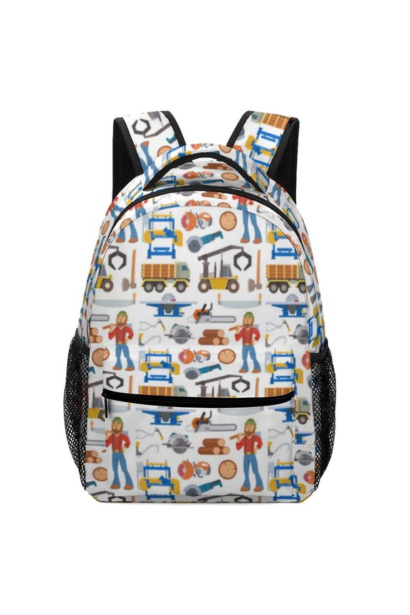 Lumberjack Seamless Oxford Backpack Waterproof Portable Handheld Casual Daily Rucksack
