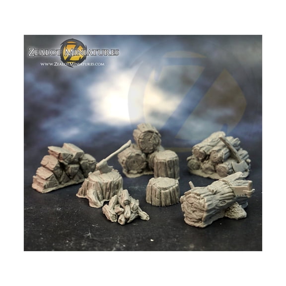 Zealot Miniatures Lumberjack Set New