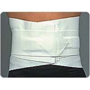 Lumbosacral Support with Single Tension Strap White, 37 - 39 , 10 W, Large - 1 Count