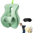 thumbnail image 1 of Lumbraze Lumbar Support Cushion,Orthopedic Lumbar Seat Cushion, Non Slip Ergonomic Memory Foam Seat Skin with Back Support with Adjustable Slider ,For Car, for Office, Home, and Wheelchair, 1 of 8