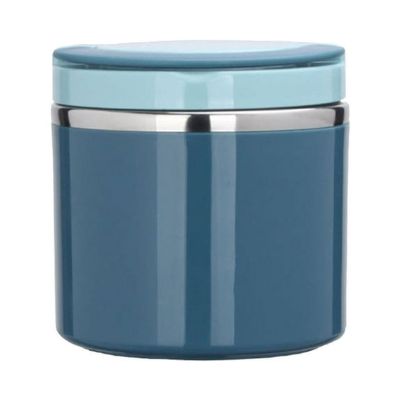 LumcQaQ 35oz Stainless Steel Insulated Food Container,Thermoses for Hot Food and Cold Food,Wide Mouth Leak-Proof Soup Container for Adults Kids(Blue)