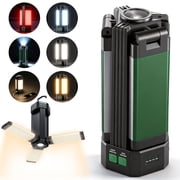 Rechargeable 10400mAh LED Camping Light, 2200LM Lantern for Power Outages, Flashlights for Emergency with Power Bank,Stepless Dimming & 5 Modes, Hook & Magnetic Base for Outdoor, Home, Hurricane