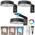 thumbnail image 1 of Rechargeable Picture Lights for Wall, 12 RGB Colors & Dimmable Frame Lights, Wireless Magnetic Poster Light with Timer & Remote Control, for Art Display, Photos, Wall Decor, 3 Pack, 1 of 9