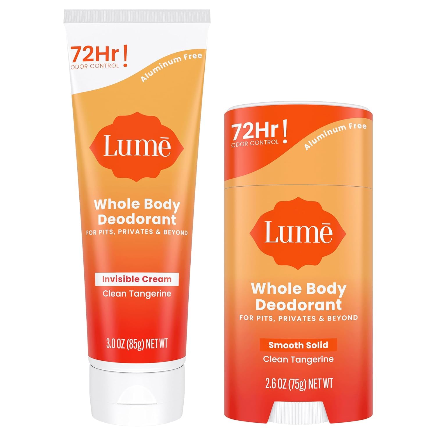 Lume Deodorant Cream Underarms and Private Parts Aluminum Free