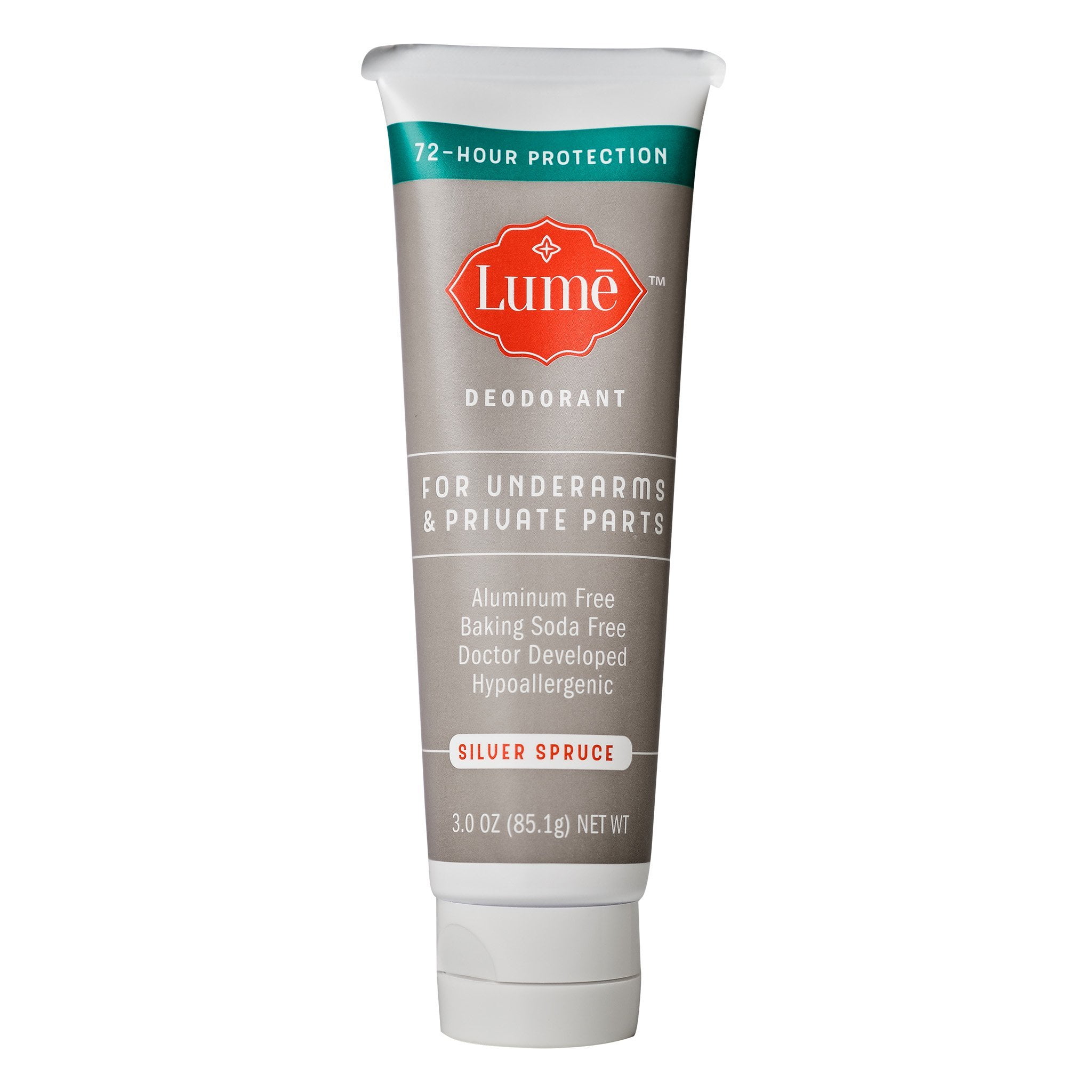 Lume Deodorant For Underarms and Private Parts 3oz Tube (Silver Spruce