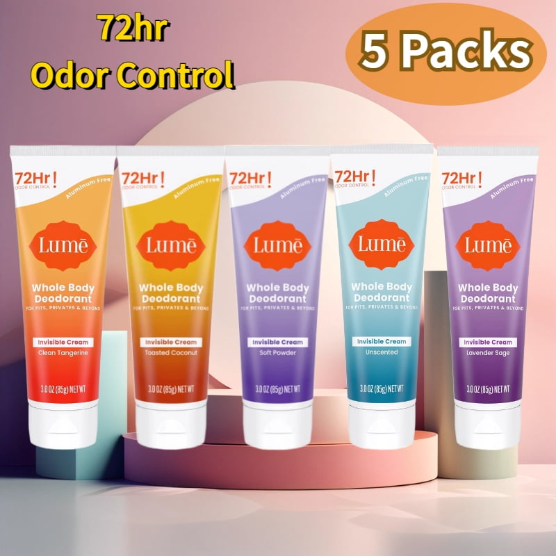 Lume Deodorant for WomenWhole Body Deodorant72 Hour Odor Control 3oz
