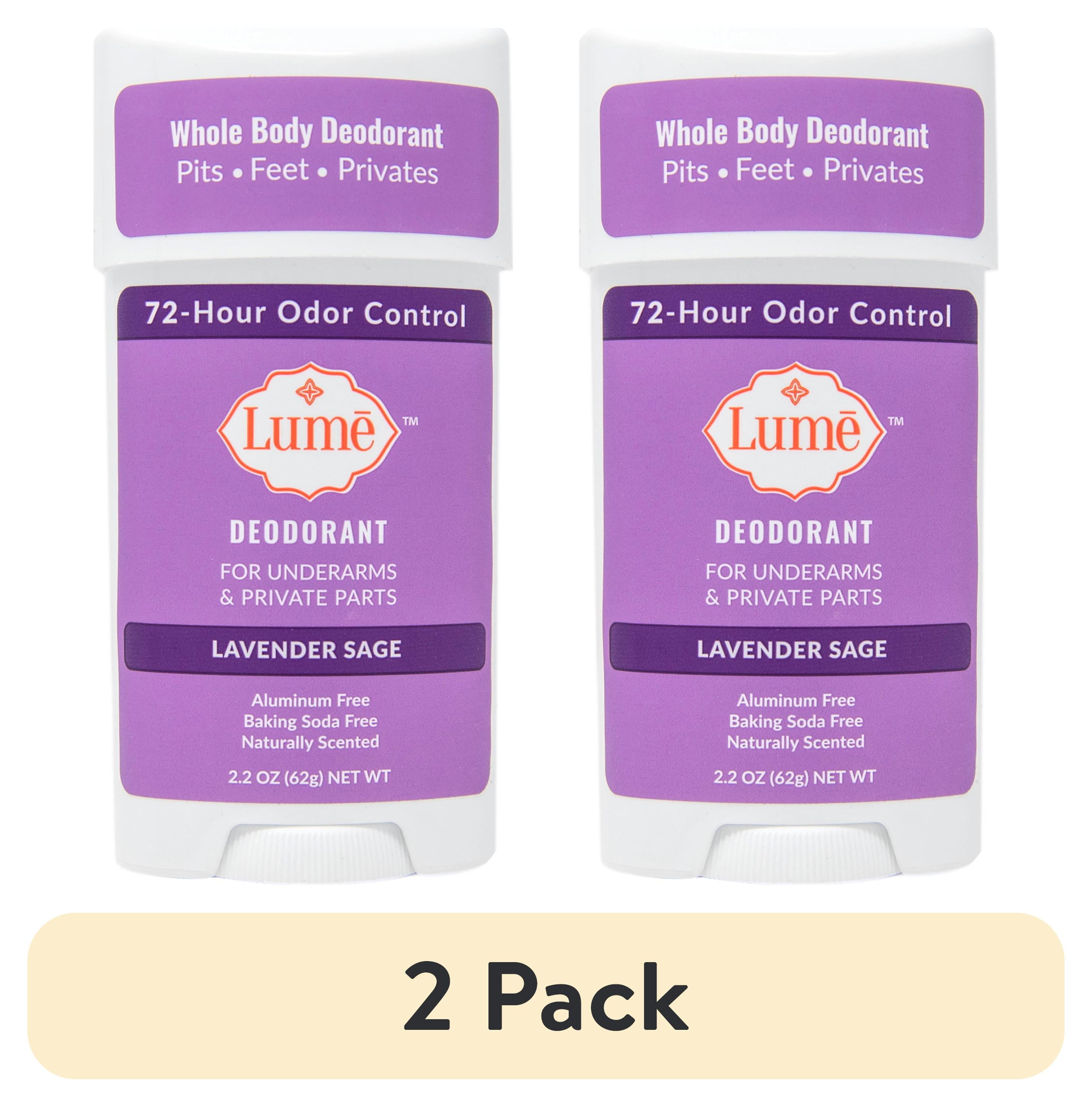 Deodorant For Underarms And Private Parts (2 pack) Lume Natural Deodorant - Underarms and Private Parts