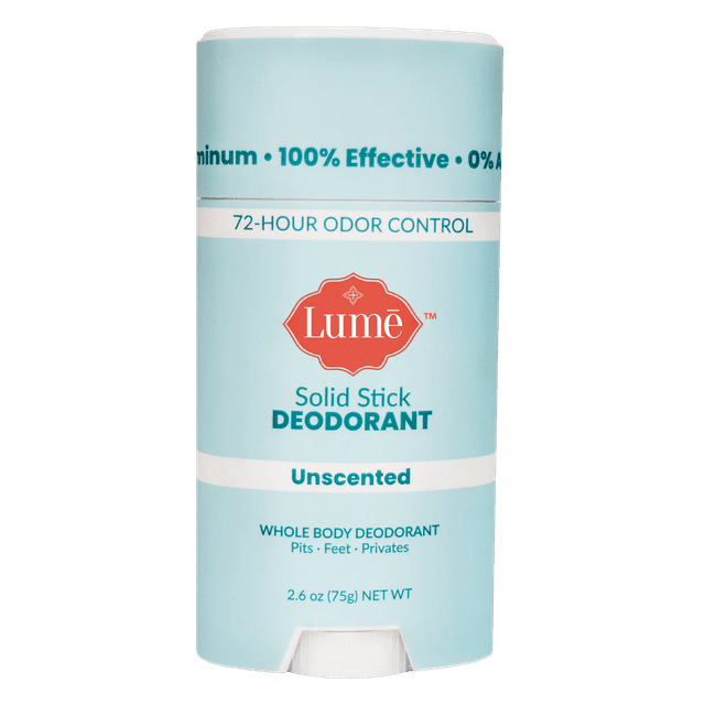 Lume Natural Solid Deodorant Stick Whole Body Deodorant Aluminum