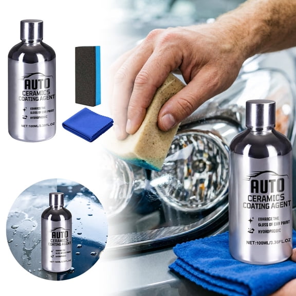 Lume Wear 100ml Ceramic Coating Agent for Car Shine and Daily Cleaning Care. A Silica Spray Coating That Enhances Hydrophobic Properties and Adds Protection for Auto Paint Glass and Wheels.