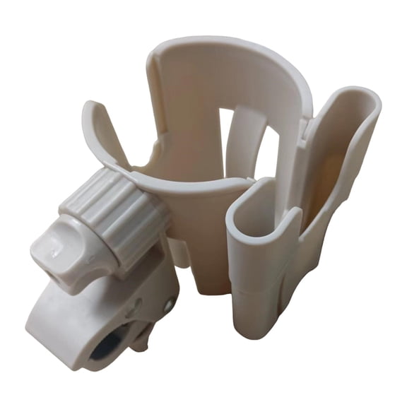 Lume Wear 2 In 1 Universal Cup and Phone Holder for Bike Wheelchair and Scooter a Drink Holder with Phone Organizer. A Versatile Cup Phone Mount for Walker Golf Cart and Outdoor Use