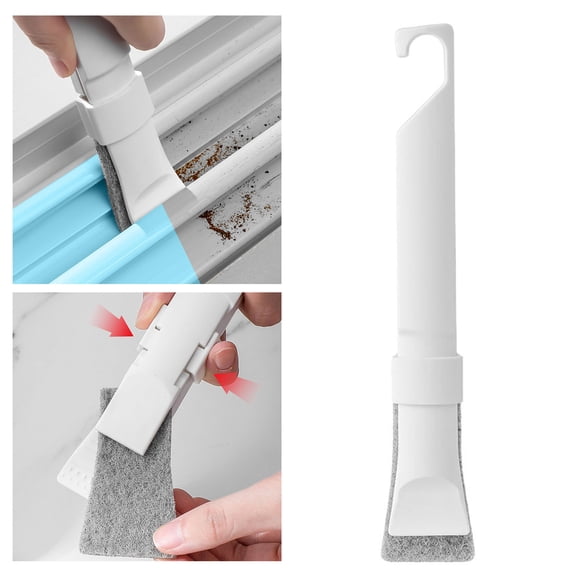 Lume Wear 2 In 1 Dual Sided Scrub Sponge and Scraper for Grout and Tile Cleaning a Non Scratch Scouring Pad for Kitchen Bathroom and Floors