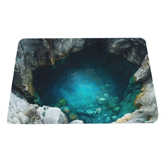 Lume Wear 2026 3D Hole Rug, Optical Illusion Carpet That Looks like a Deep Hole, Funny Prank Mat for Home and Pet Play, Size 40x60cm Available in 6 Styles