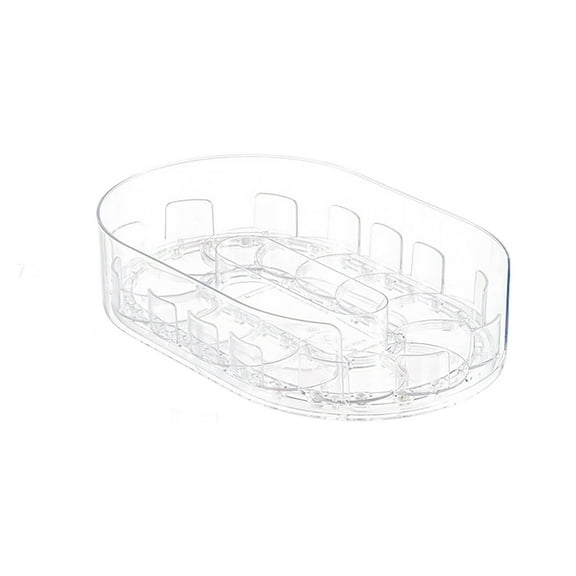 Lume Wear 360 Degree Rotating Kitchen Organizer, a Space Saving Turntable for Countertop, Cabinet, and Refrigerator. A Lazy Susan Storage Rack with Airtight Containers for Spices, Condiments