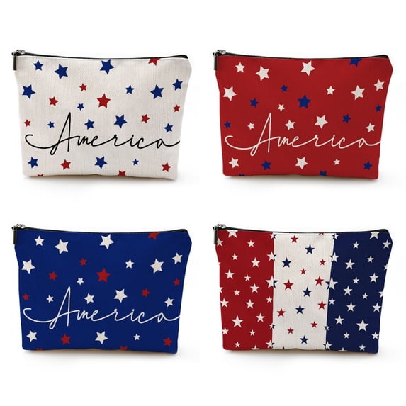 Lume Wear 4Pcs Makeup Toiletry Pouch Set a Travel Organizer with Multiple Pockets. Lightweight And Compact for Cosmetics And Toiletries on The Go