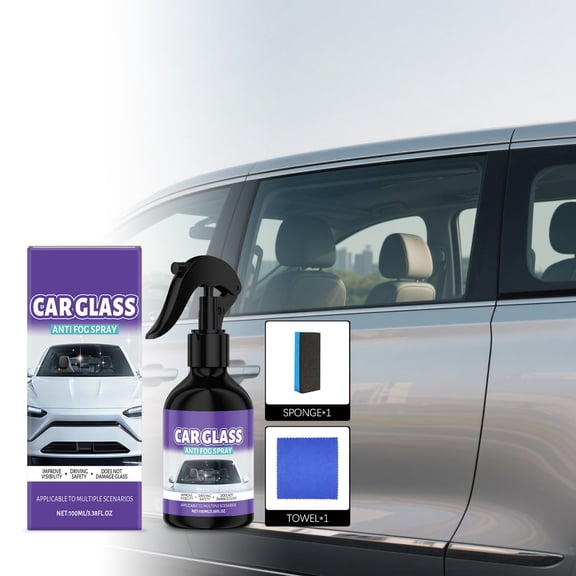 Lume Wear Anti Fog Spray 100ml for Auto Windshield Rearview Mirrors and Windows. A Long Lasting Fog Prevention Formula That Ensures Clear Visibility in All Weather Conditions