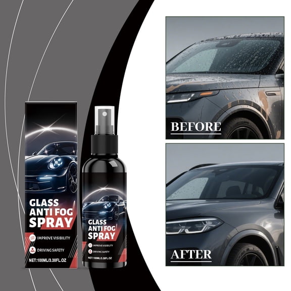 Lume Wear Anti Fog Spray for Windshield and Windows 100ml for Long Lasting Visibility in All Weather Conditions. A Fogless Formula for Car Glass Mirrors and Goggles