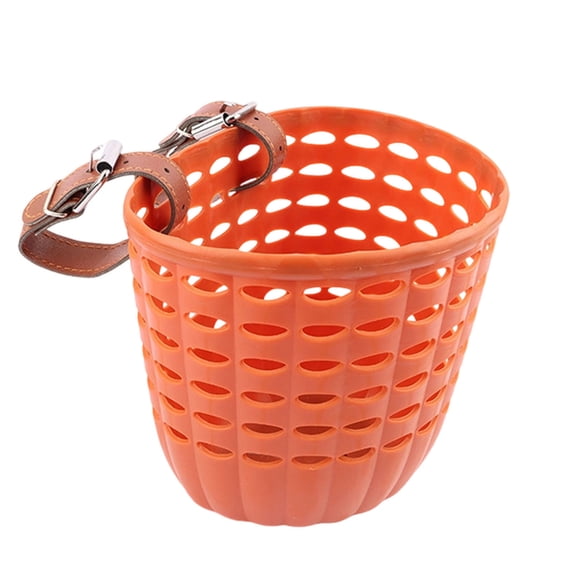 Lume Wear Bike Front Basket for Kids with Adjustable Straps a Heavy Duty Woven Basket for Handlebar Mount. A Lightweight Cargo Carrier That Fits Most Childrens Bicycles for Toys Snacks