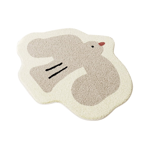 Lume Wear Cartoon Minimalist Style Floor Mat an Absorbent And Non Slip Mat for Home Bathroom. Also Works As a Comfortable Seat Cushion for Prolonged Sitting