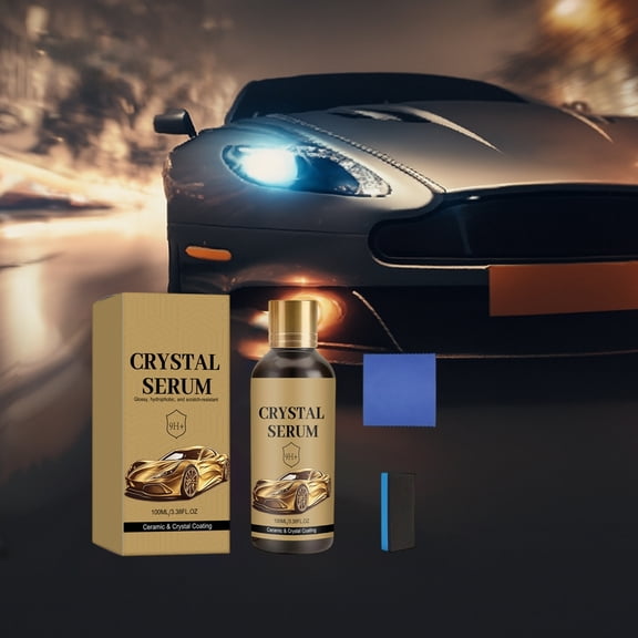 Lume Wear Ceramic Coating and Glass Care 100ml a Hydrophobic Shine Sealant for Auto Paint and Windshields. An Easy Application SiO2 Spray That Repels Water and Dirt