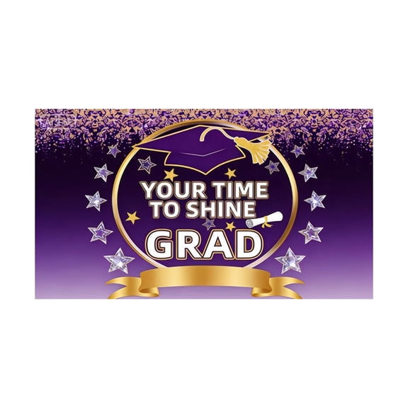 Lume Wear Customizable 2026 Graduation Banner Class of 2026 Horizontal 400 By 180 Cm. A Memorable Centerpiece for Your Graduation Party Photo Booth Or Stage