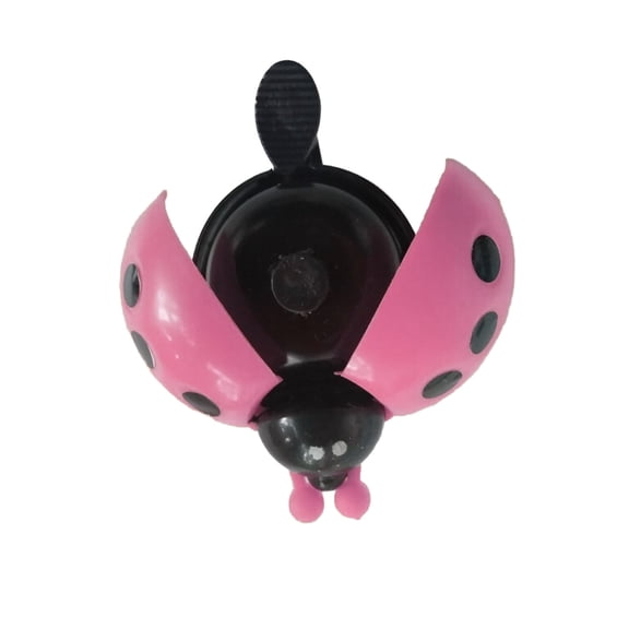 Lume Wear Cute Ladybug Bike Bell for Children a Mini Handlebar Horn with Clear Ringing Sound. A Novelty Bicycle Bell That Fits Boys and Girls Bikes for Outdoor Riding and Safety Awareness