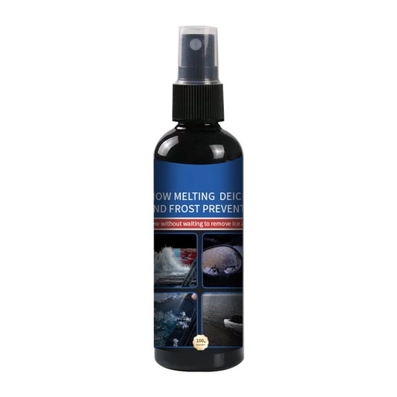 Lume Wear De Icing Agent And Defrosting Agent 100ml for Winter Vehicle Windshield Thawing. Safe for Sidewalk Concrete And Driveways. Fast Ice Melting Formula