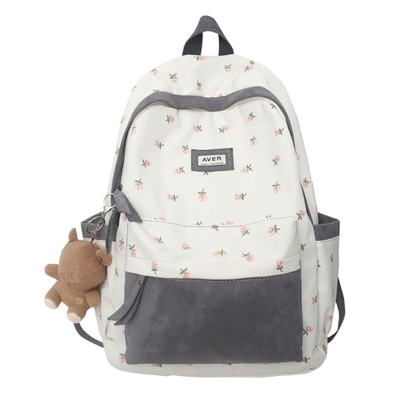 Lume Wear Designer Style Large Capacity Laptop Backpack for College Women a Winter Version Double Shoulder Bag. A Stylish Daypack for School Travel and Daily Commute