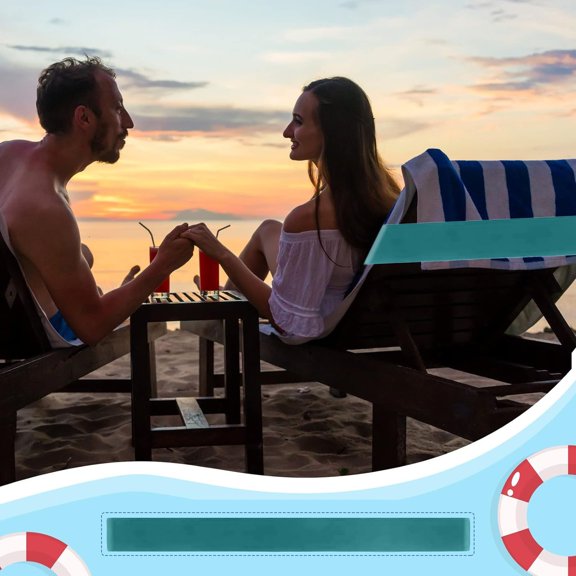 Lume Wear Elastic Beach Towel Straps with Clips a Secure Binding Band for Sand, Shore, Pool, and Cruise Chairs. a Stretch Silicone Towel Holder toPrevent Blowing Away
