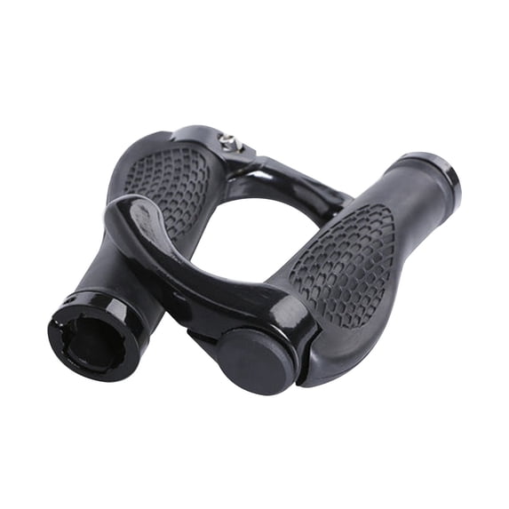 Lume Wear Ergonomic Bike Handlebar End Grips a Set of 2 Lock on Rubber Handle Grips for Mountain and Road Bicycles. A Non Bicycle Hand Grip with Shock Absorbing Memory Foam for MTB