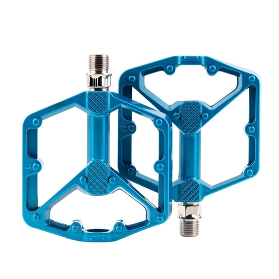 Lume Wear Flat MTB Pedals with Non Bearings a Pair of Aluminum Alloy Platform Pedals for Mountain and Road Bikes. A 9/16 Inch Bicycle Pedal with Sealed Bearings for Smooth Pedaling