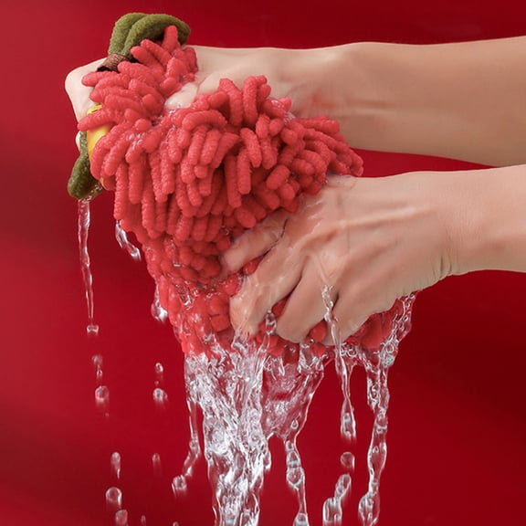 Lume Wear Fuzzy Soft Absorbent Hand Towels for Kitchen and Bathroom a Cute Decorative Hand Drying Towel Set. a Plush Quick Dry Microfiber Towel for Home and Office