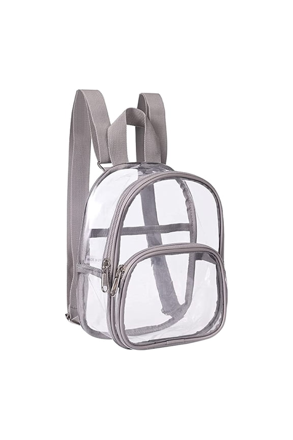 Heavy Duty Clear Backpack a Stadium Approved Transparent Backpack with Reinforced Strap for Travel and Events