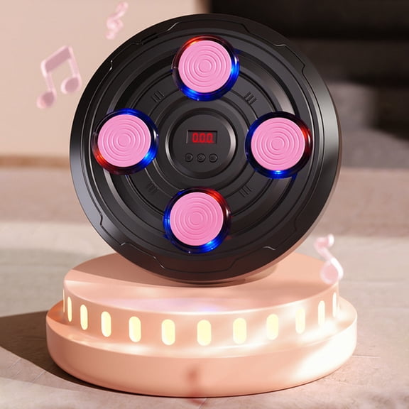 Lume Wear Home Connected Smart Boxing Trainer a Motion Tracking Interactive Punching Pad for Cardio and Fitness Workouts. A Bluetooth Enabled Wall Mount Reflex Trainer with Built in Speakers