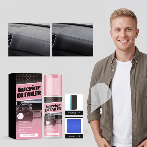 Lume Wear Interior Cleaner and Spray 100ml for Faded Trim and Surfaces. A Refreshing Cabin Care Formula That Creates A Fresh and Clean Interior for Cars and Trucks